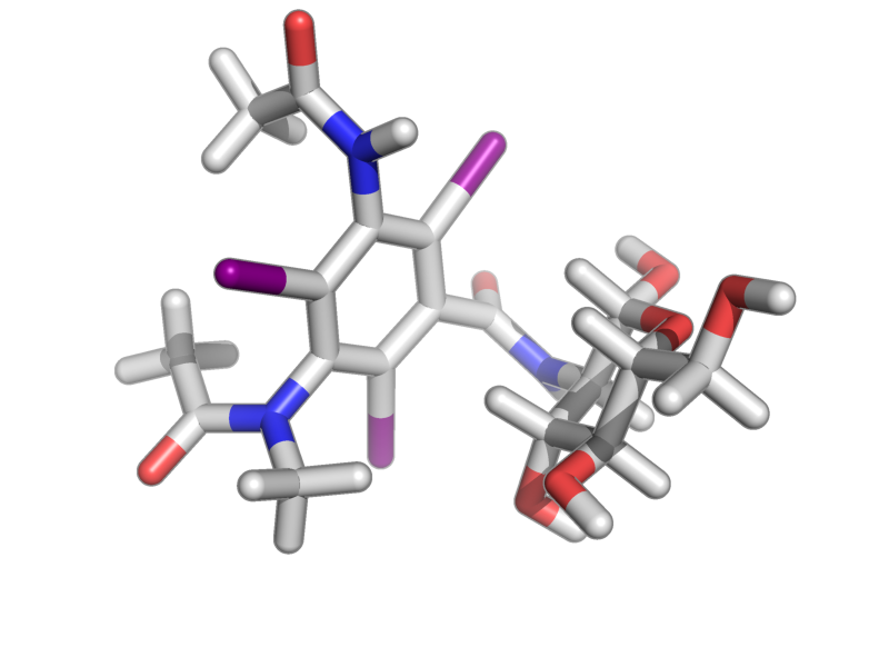 3-acetamido-5-(acetyl-methylamino)-2,4,6-triiodo-N-[2,4,5-trihydroxy-6-(hydroxymethyl)oxan-3-yl]benzamide