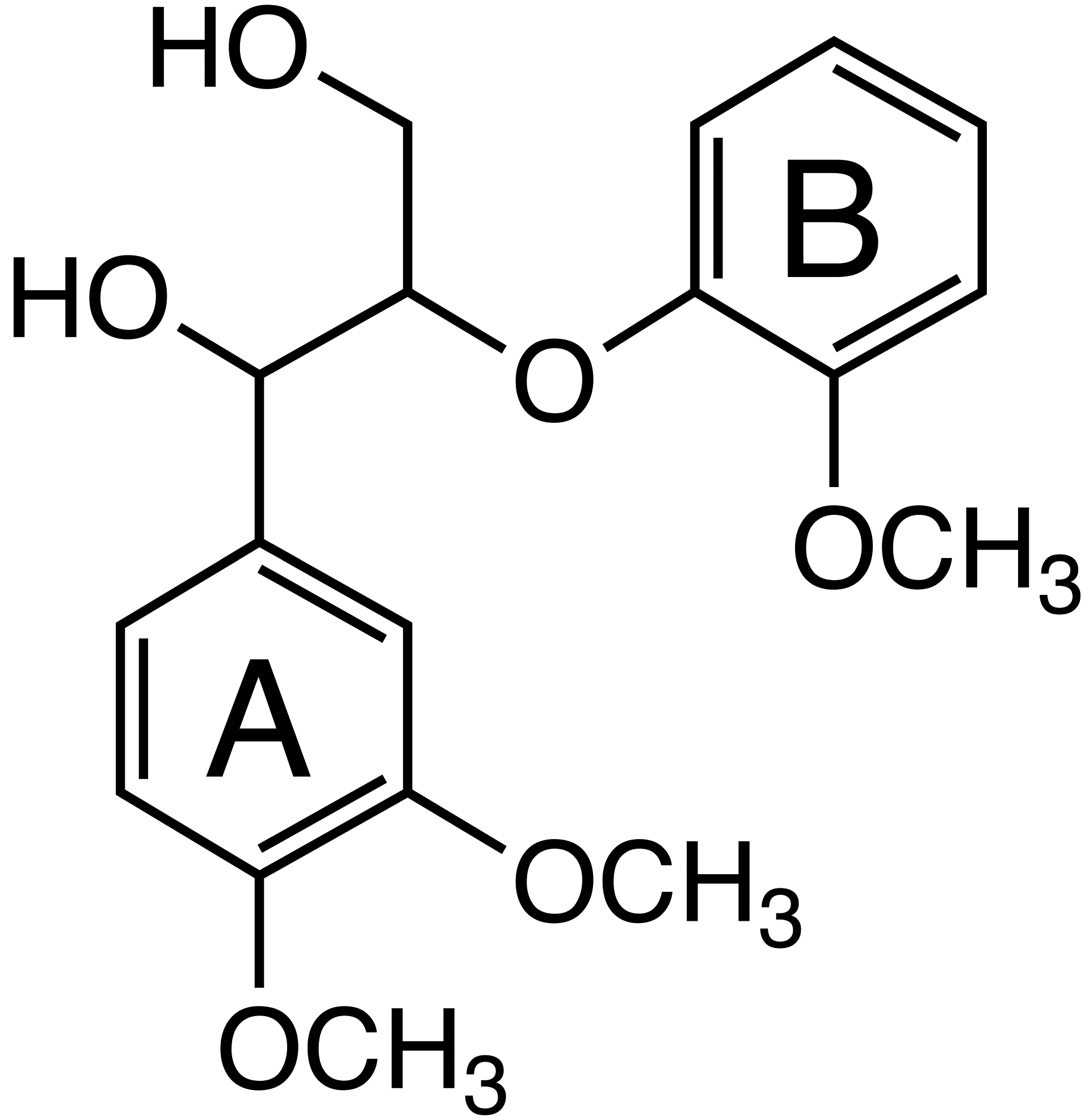 Veratrylglycerol-B-guaiacyl Ether image
