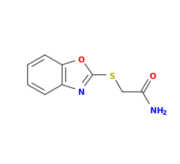 2-(1,3-benzoxazol-2-ylsulfanyl)acetamide