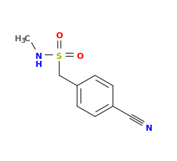 1-(4-cyanophenyl)-N-methylmethanesulfonamide
